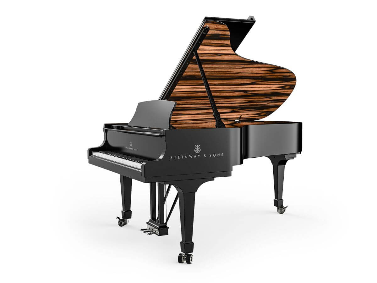 Ebony + Macassar Ebony piano
