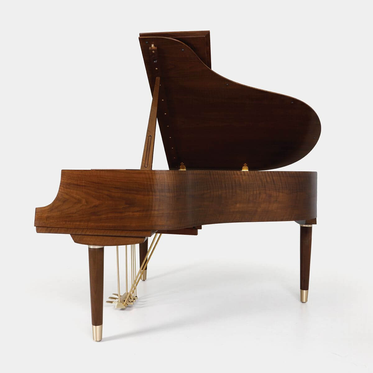 Side shot of brown Teague Piano Sketch 111