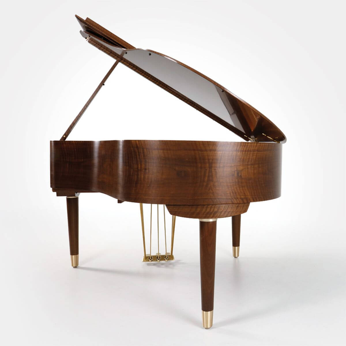 Side shot of brown Teague Piano Sketch 111
